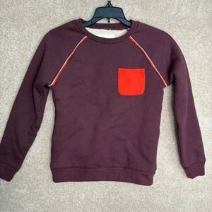NWT BODEN Boys Crewneck Sweatshirt Size 10 Fleece‎ Lined Pullover Cotton